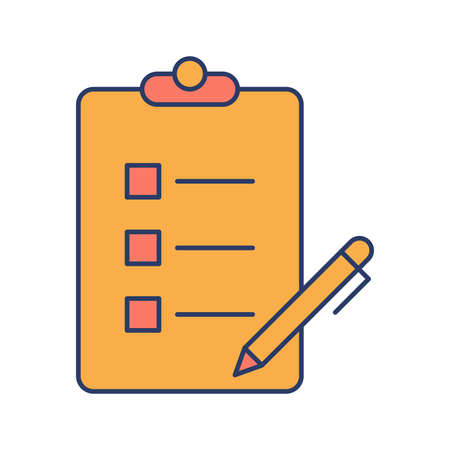 Home buying documentation iconのイラスト素材