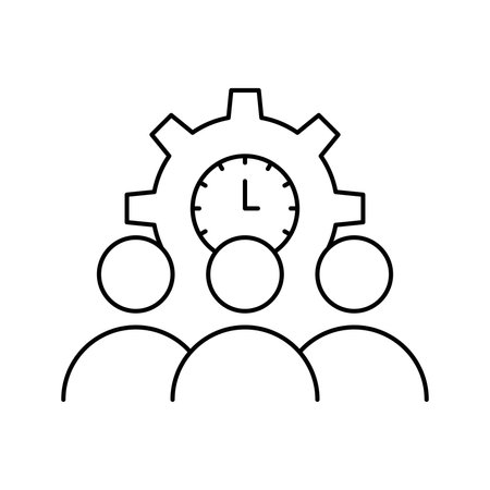 Human resource maintenance iconのイラスト素材