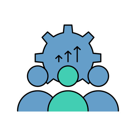 Human resource maintenance gear icon