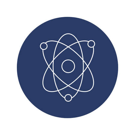 Nuclear power particle icon vectorのイラスト素材