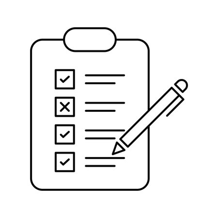 Medical report clip board iconのイラスト素材