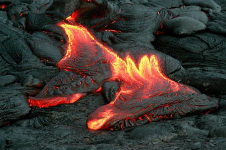 Double lava flow Double lava flow