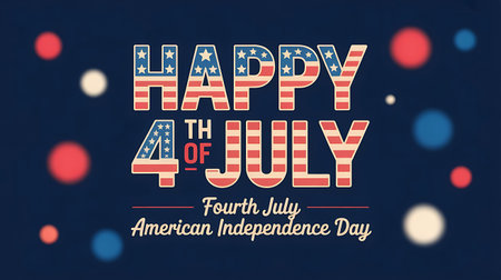 American Independence Day. Holiday background.の素材