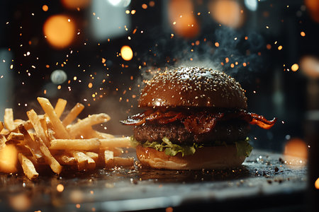 Delicious Bacon Burgerの素材