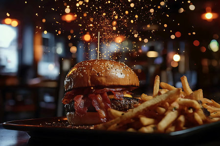 Delicious Bacon Burgerの素材