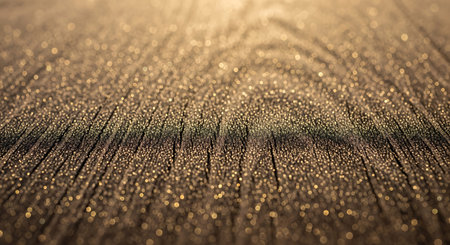Abstract gold background with bokeh defocused lights and shadow.の素材