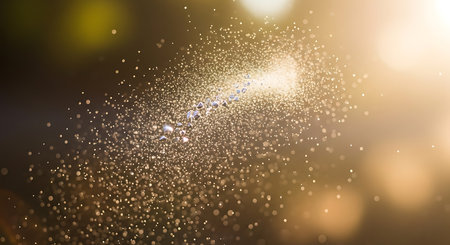 abstract bokeh background from water drops. 3d renderingの素材