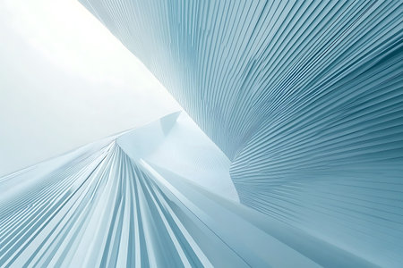 Abstract modern architecture background. 3d rendering, 3d illustration.の素材