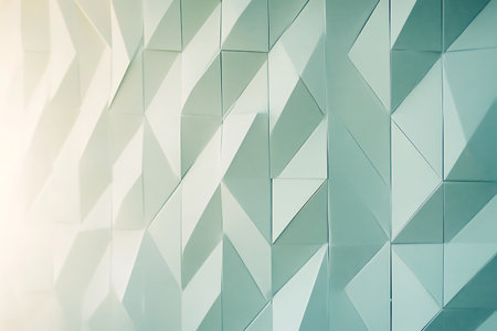 Abstract geometric background with light and shadow. Modern design of the building.の素材