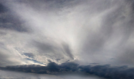Gloomy sky with storm clouds