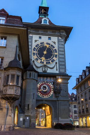 Zytglogge - medieval tower in Bern in Switzerlandの写真素材