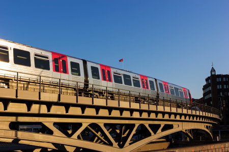 Train in Hamburg, Germany