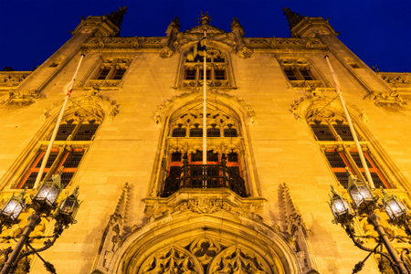 Provincial Palace in Bruges in Belgiumのeditorial素材