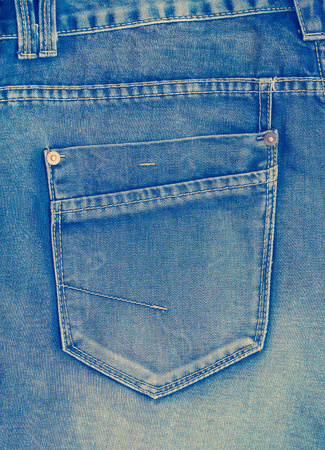 Blue jeans pocket.の写真素材