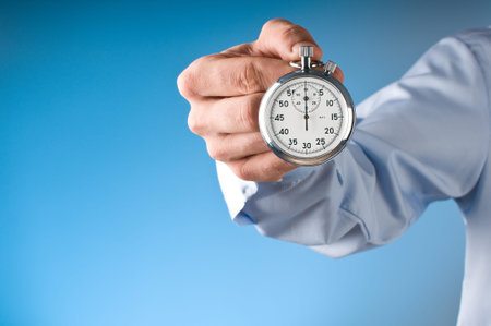 Stopwatch In Hand