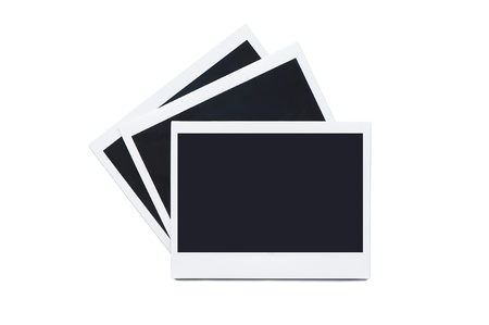 old picture on white background の写真素材