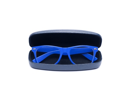 nerd Glasses on white background の写真素材