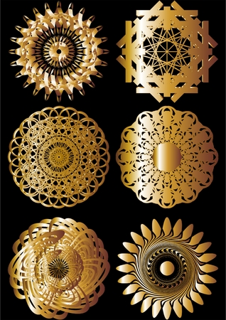 Models of metal parts, soldering, on a black background.のイラスト素材