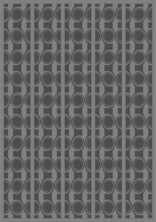 Same monogram next to a column, on a gray background.のイラスト素材