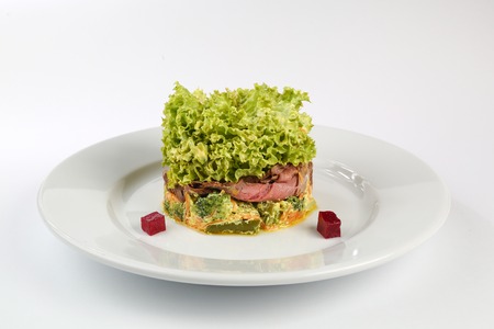 chef cook cooked meals at an expensive restaurantの写真素材