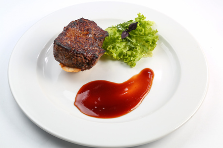 chef cook cooked meals at an expensive restaurantの写真素材