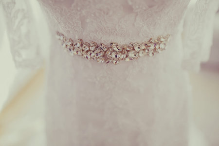 charming wedding in the old castle architecturenature and the sunの写真素材