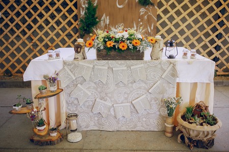 authentic wedding wonderful young couple with incredible sceneryの写真素材