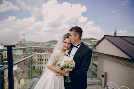bride and groomの写真素材
