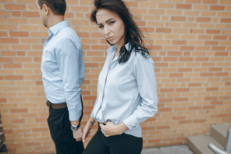 young couple togetherの写真素材