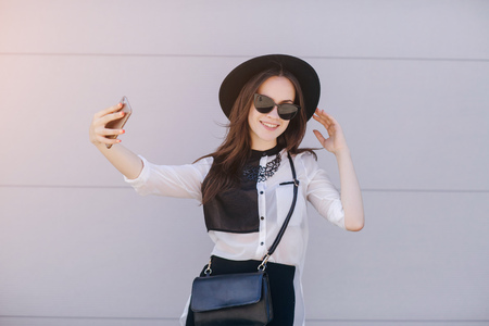 beautiful young girls outdoors in Sunny weatherの写真素材