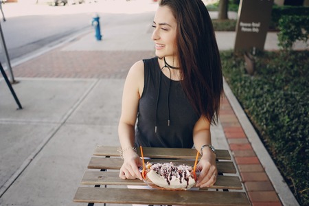 beautiful young girlの写真素材