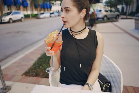 beautiful young girlの写真素材