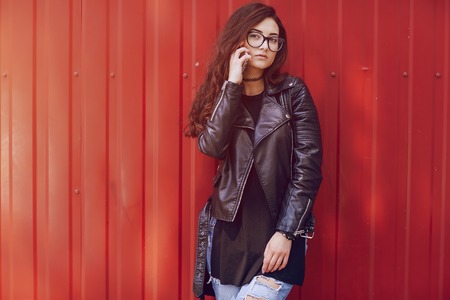 beautiful young modelの写真素材