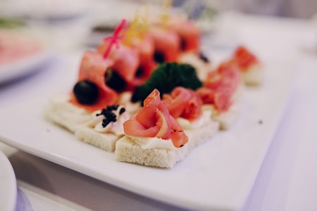 desserts served at weddingの写真素材