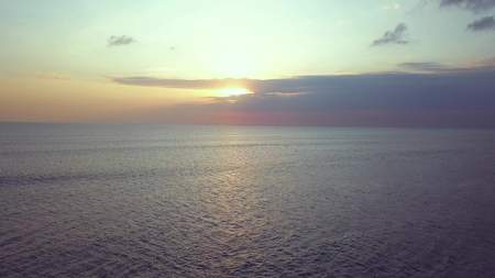 beautiful sunset in Baliの写真素材