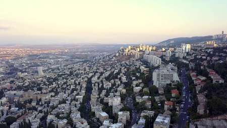 flyover of israel during the summerの写真素材