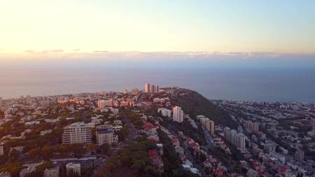flyover of israel during the summerの写真素材