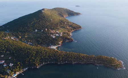 view of prince island in istanbul Turkeyの写真素材