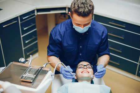 dentist and patientの写真素材
