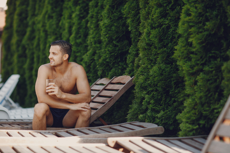 man with whiskeyの写真素材