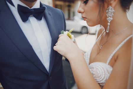 bride with groomの写真素材
