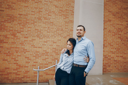 young couple togetherの写真素材