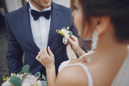 bride with groom