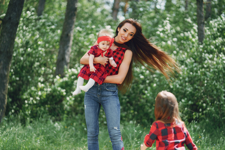 Mother with daughterの写真素材