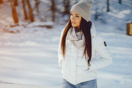 stylish ladyの写真素材