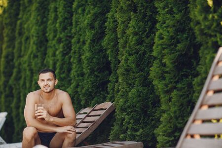 man with whiskeyの写真素材