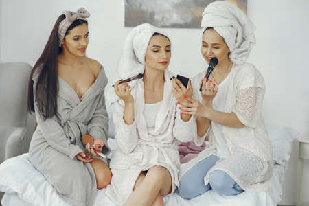 Female friendship and home party conceptの写真素材