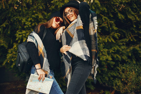 tourist girls