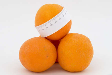 Orange fruits on the backgroundの写真素材