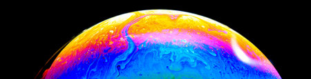 soap bubbles colorful wallpaper with beautiful pattern